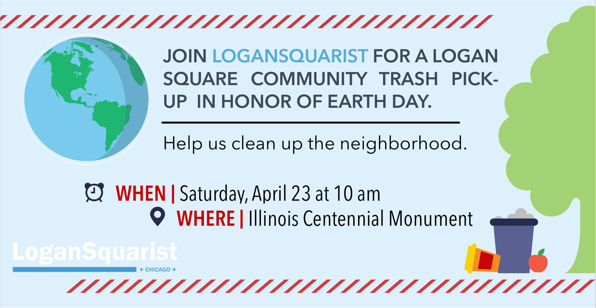 Logan Square Earth Day Pick-Up Party